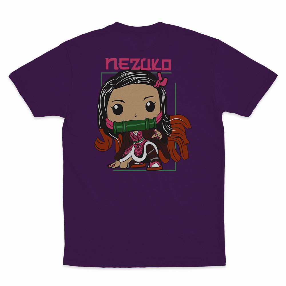 Nezuko Kamado - 100% Cotton Round Neck T-Shirt