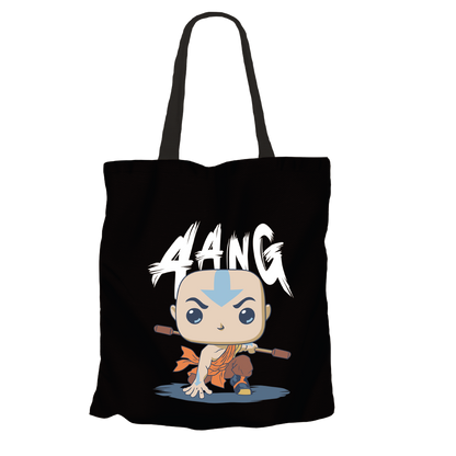 Aang Black Tote Bags by Funko | Milktee Custom