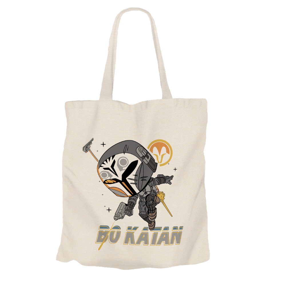 Bo-Katan Beige Tote Bags by Funko | Milktee Custom