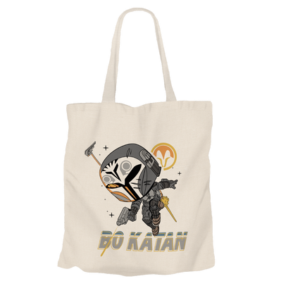 Bo-Katan Beige Tote Bags by Funko | Milktee Custom