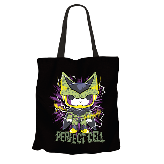 Cell Black Tote Bags by Funko | Milktee Custom