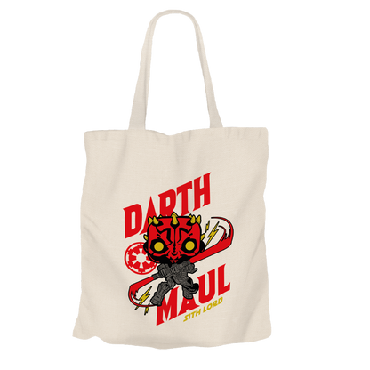 Darth Maul Beige Tote Bags by Funko | Milktee Custom