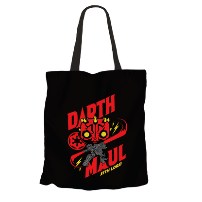 Darth Maul Black Tote Bags by Funko | Milktee Custom