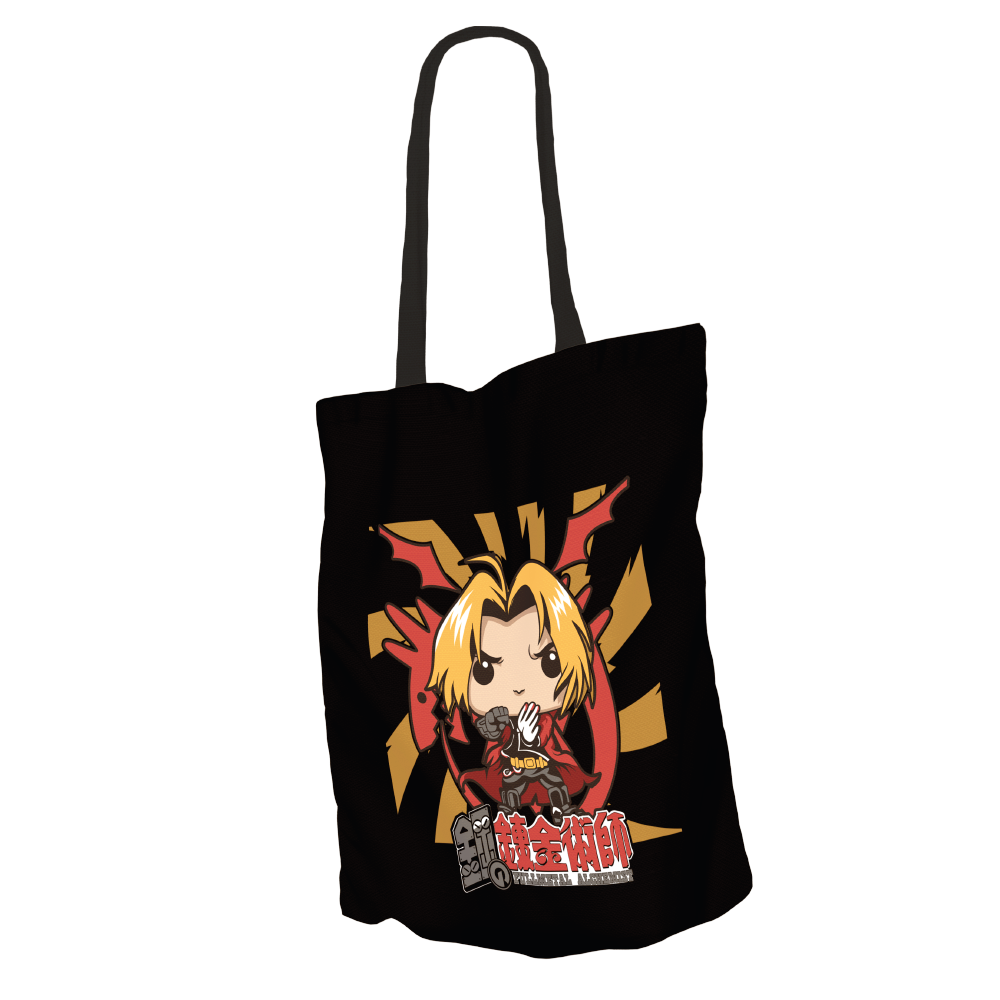 Edward Elric Tote Bags by Funko | Milktee Custom