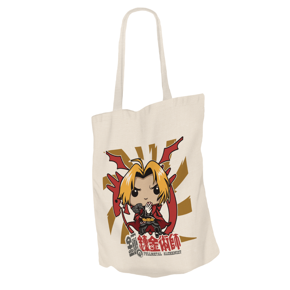 Edward Elric Tote Bags by Funko | Milktee Custom