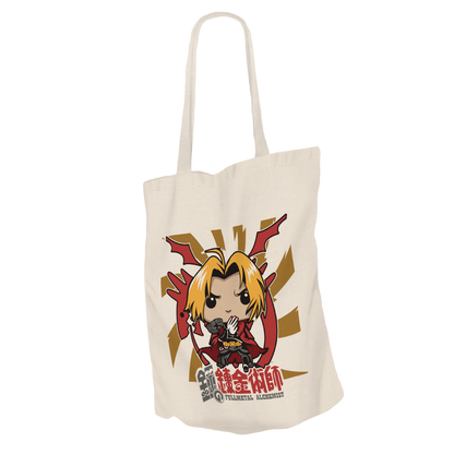 Edward Elric Tote Bags by Funko | Milktee Custom