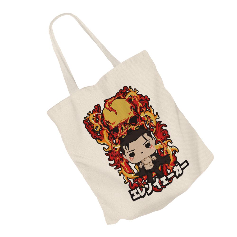 Eren Yeager Tote Bags by Funko | Milktee Custom