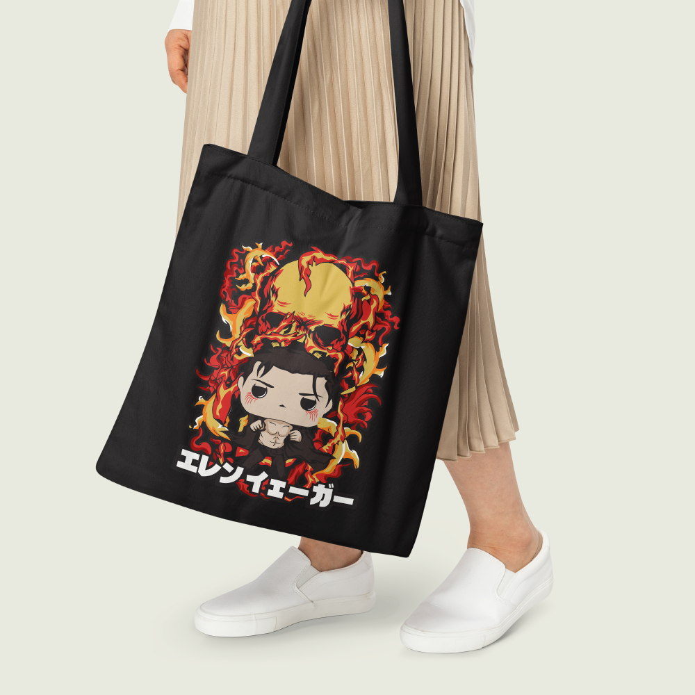 Eren Yeager Tote Bags by Funko | Milktee Custom