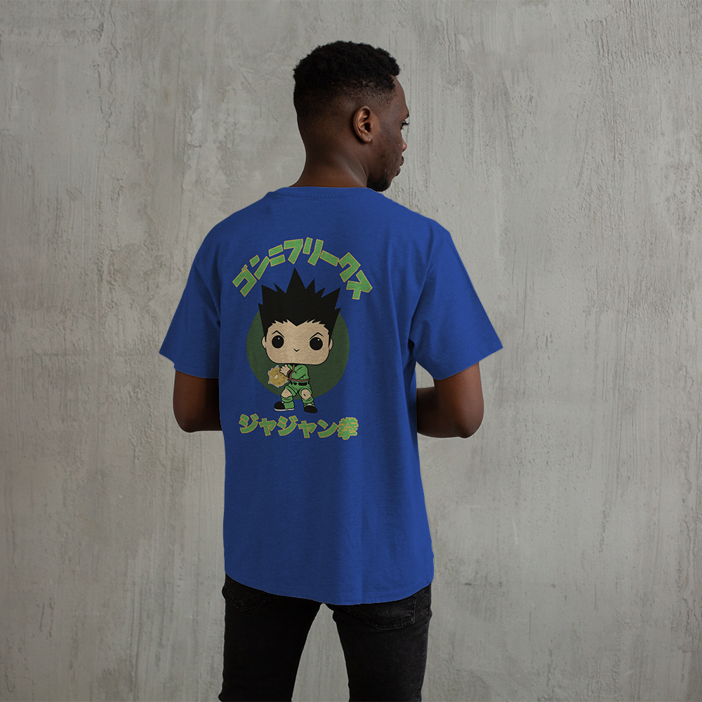 Gon Freecss - 100% Cotton Round Neck T-Shirt Short Sleeve T-Shirts by Funko | Milktee Custom