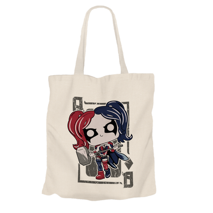 Harley Quinn Beige Tote Bags by Funko | Milktee Custom