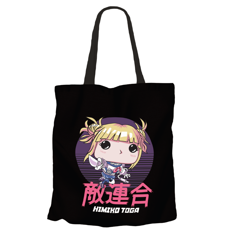 Himiko Toga Black Tote Bags by Funko | Milktee Custom