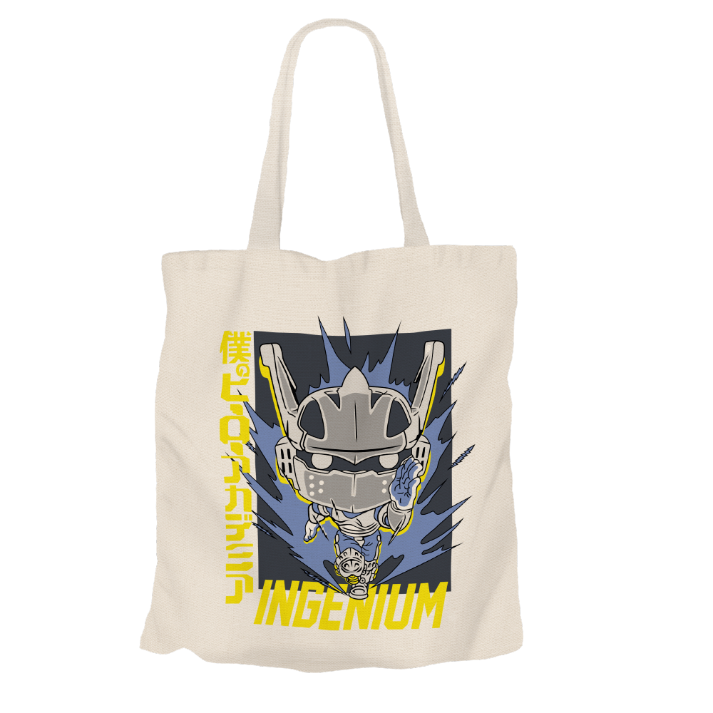 Ingenium Beige Tote Bags by Funko | Milktee Custom