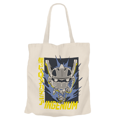 Ingenium Beige Tote Bags by Funko | Milktee Custom