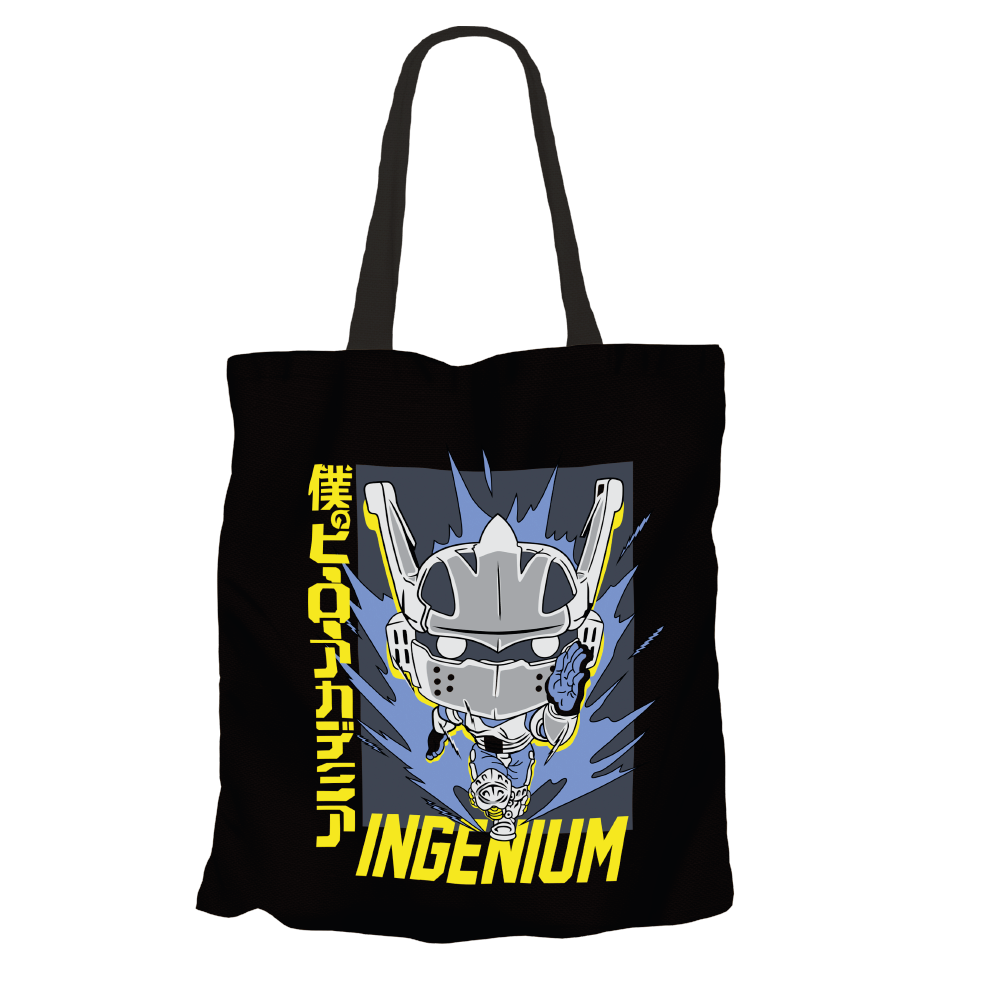 Ingenium Black Tote Bags by Funko | Milktee Custom