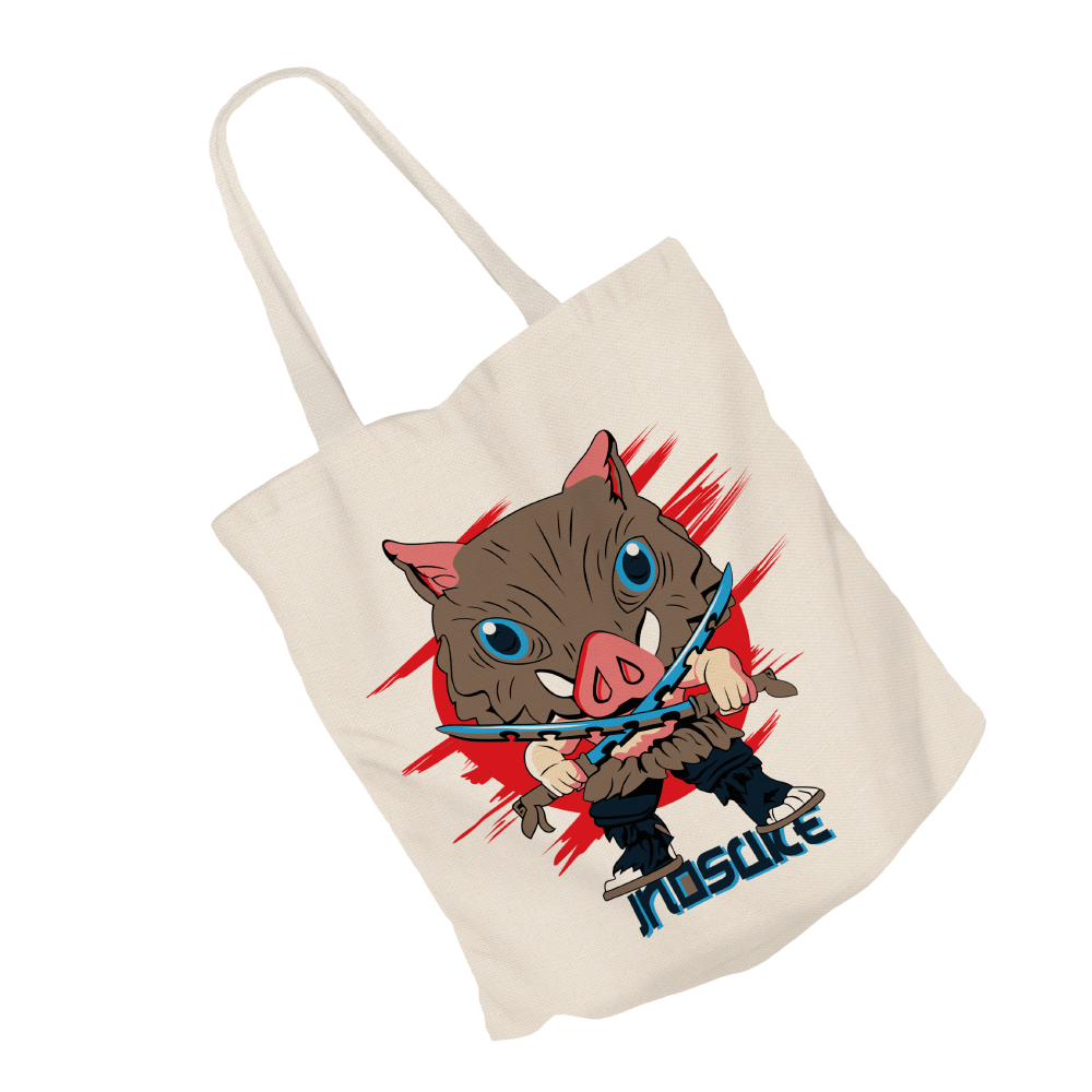 Inosuke Hashibira Tote Bags by Funko | Milktee Custom