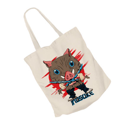 Inosuke Hashibira Tote Bags by Funko | Milktee Custom