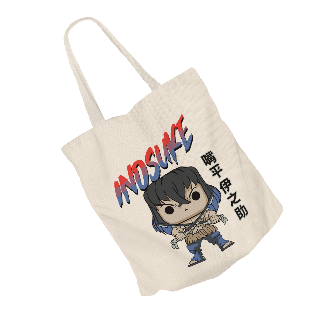 Inosuke Hashibira v2 Tote Bags by Funko | Milktee Custom