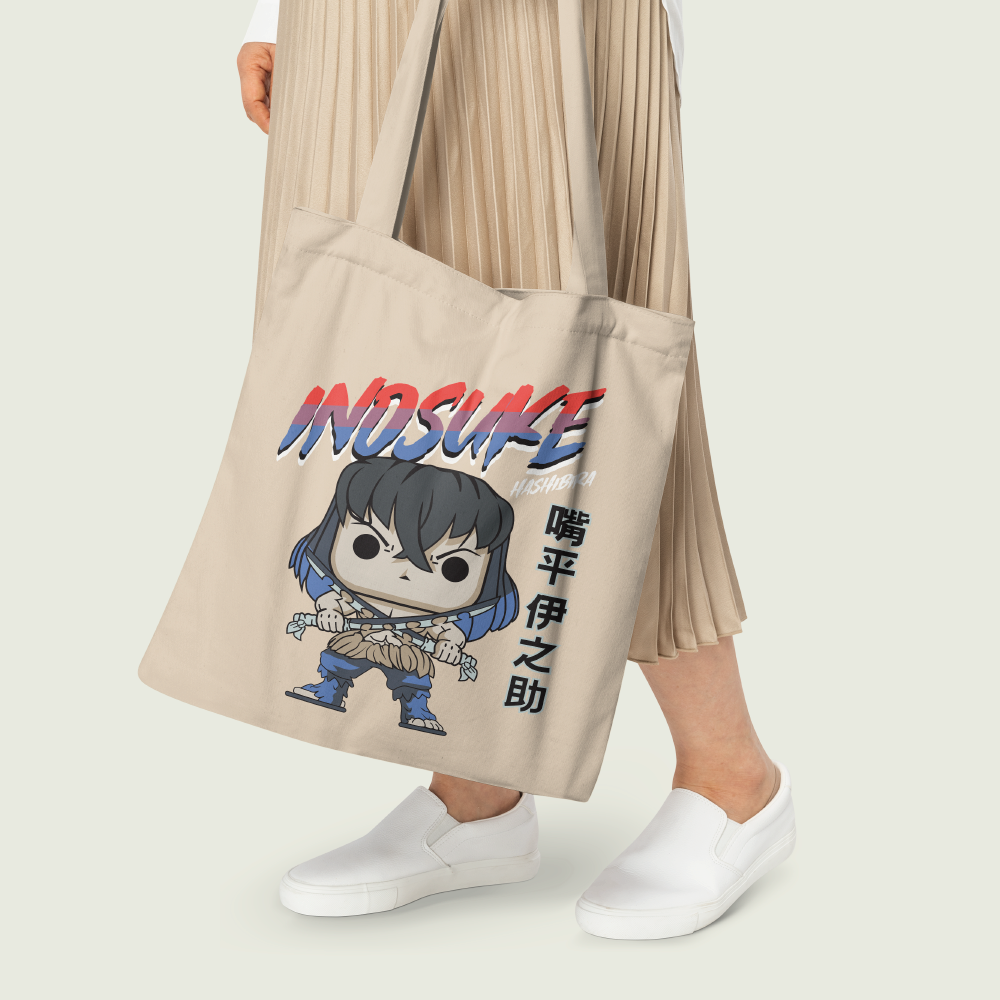 Inosuke Hashibira v2 Tote Bags by Funko | Milktee Custom