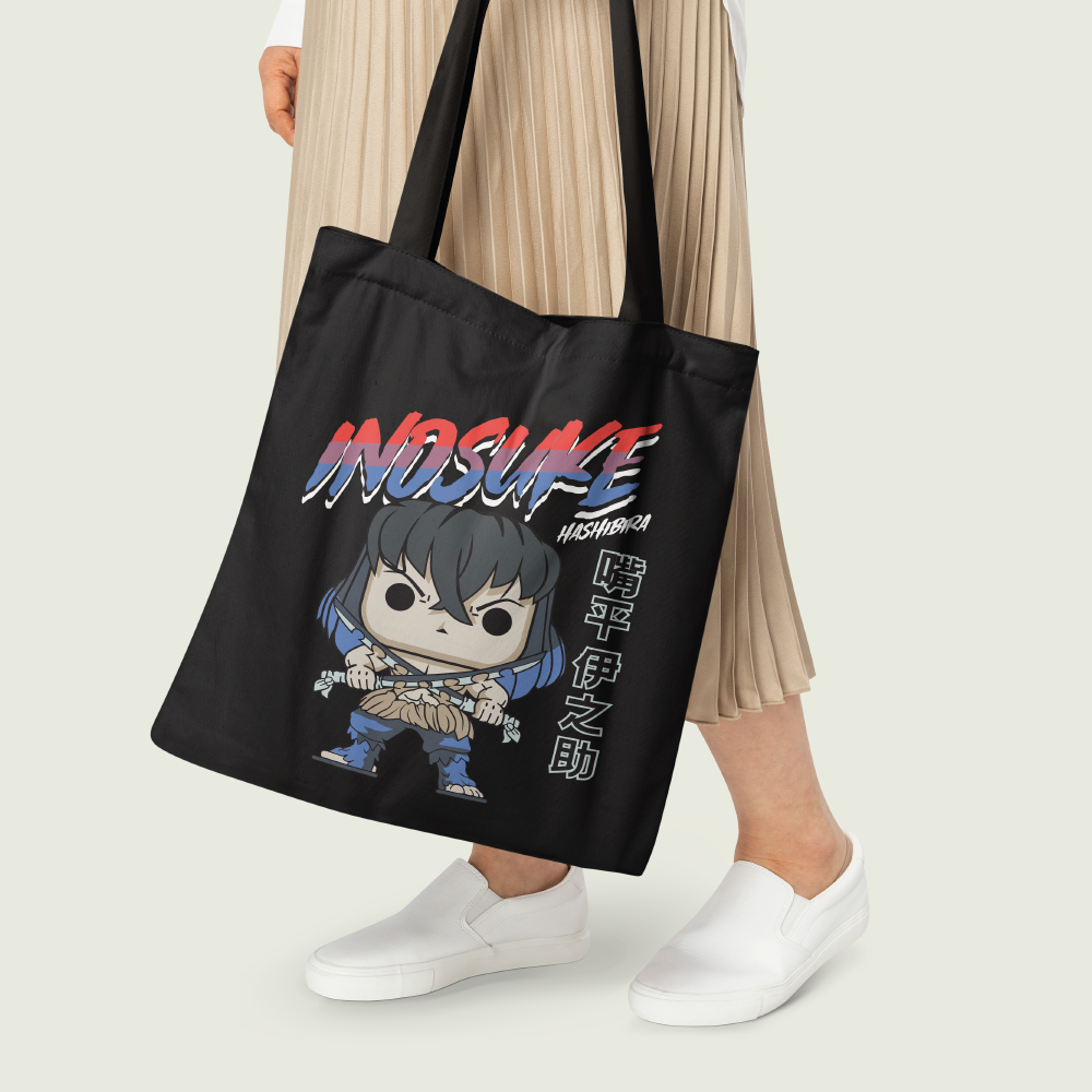 Inosuke Hashibira v2 Tote Bags by Funko | Milktee Custom