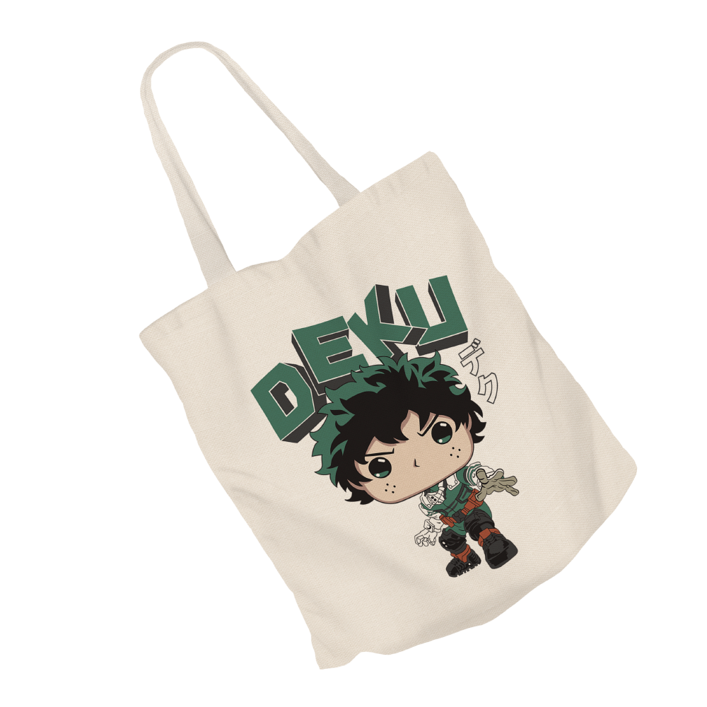 Izuku Midoriya (Deku) Tote Bags by Funko | Milktee Custom