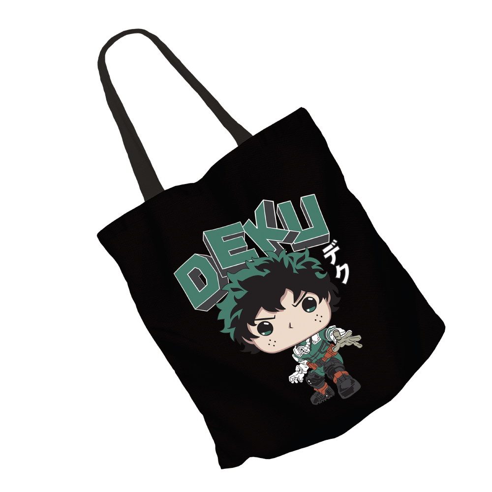 Izuku Midoriya (Deku) Tote Bags by Funko | Milktee Custom