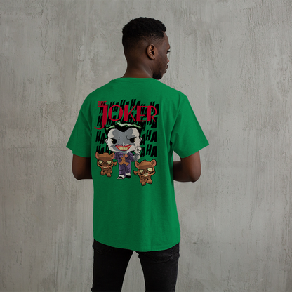 Joker - 100% Cotton Round Neck T-Shirt Short Sleeve T-Shirts by Funko | Milktee Custom