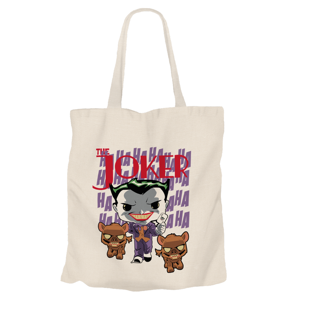 Joker Beige Tote Bags by Funko | Milktee Custom