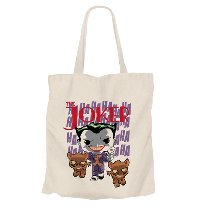 Joker Beige Tote Bags by Funko | Milktee Custom