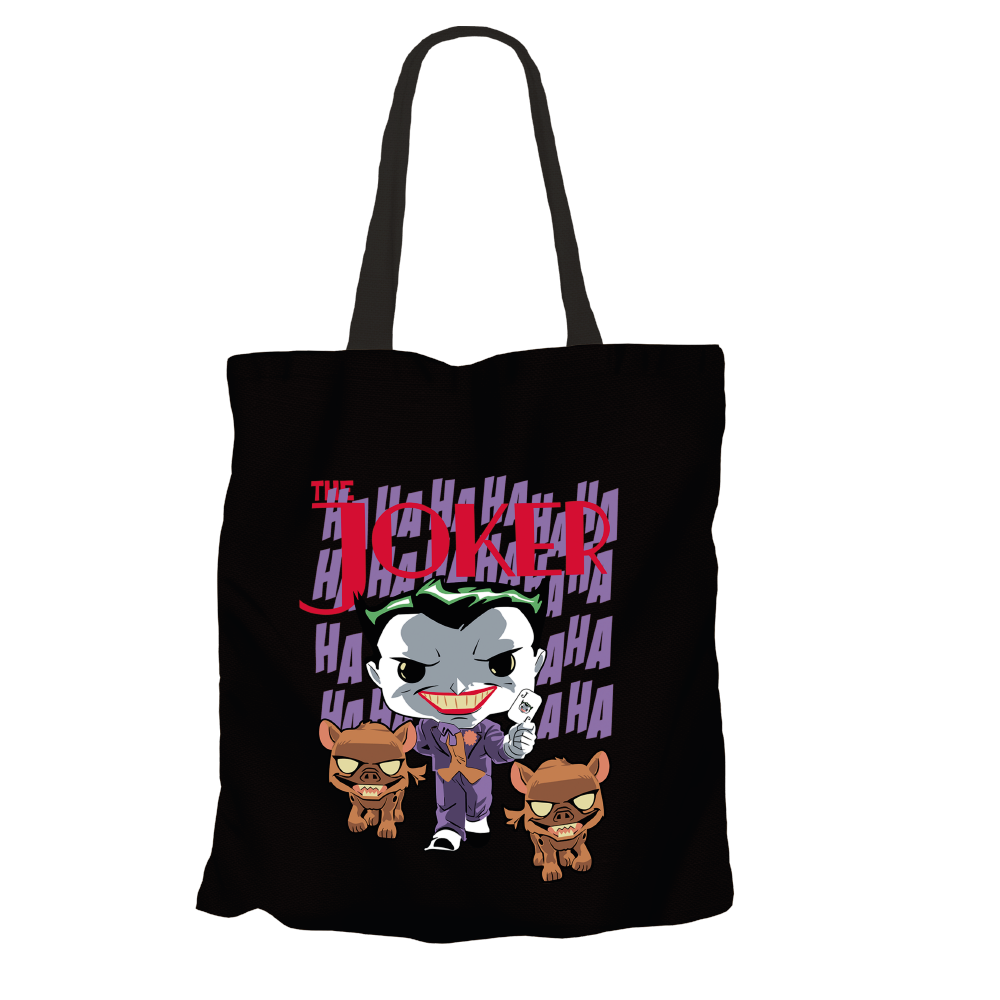 Joker Black Tote Bags by Funko | Milktee Custom