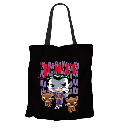 Joker Black Tote Bags by Funko | Milktee Custom