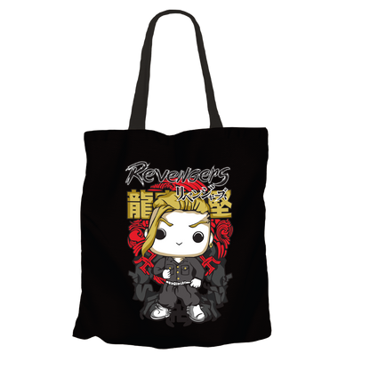 Ken Ryuguji (Draken) Raizo Kurima Black Tote Bags by Funko | Milktee Custom