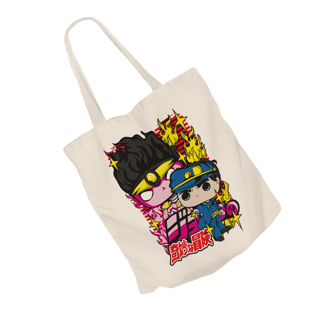 Kujo Jotaro & Dio Brando Tote Bags by Funko | Milktee Custom