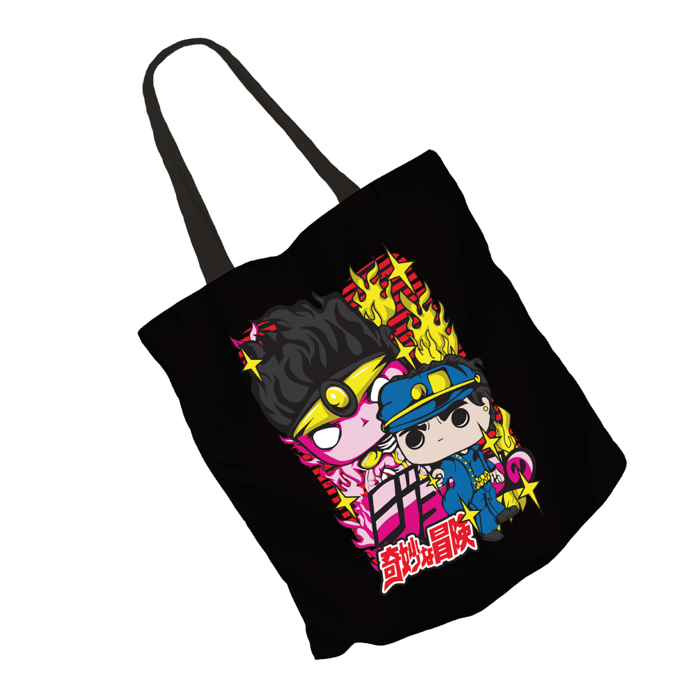 Kujo Jotaro & Dio Brando Tote Bags by Funko | Milktee Custom