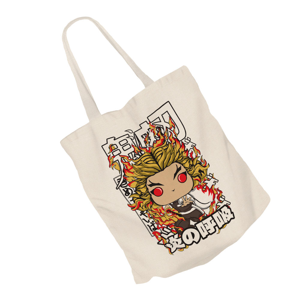 Kyojuro Rengoku Tote Bags by Funko | Milktee Custom