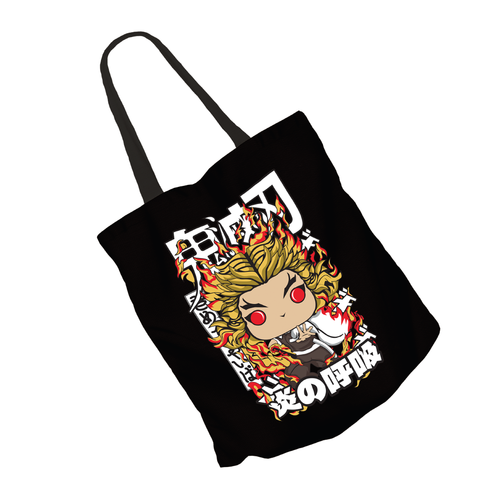 Kyojuro Rengoku Tote Bags by Funko | Milktee Custom