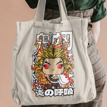 Kyojuro Rengoku Tote Bags by Funko | Milktee Custom