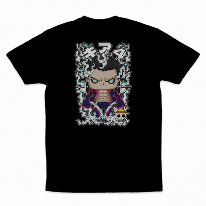 Monkey D. Luffy #2 - 100% Cotton Round Neck T-Shirt Black XS Short Sleeve T-Shirts by Funko | Milktee Custom