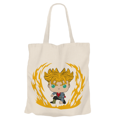 Super Saiyan Beige Tote Bags by Funko | Milktee Custom