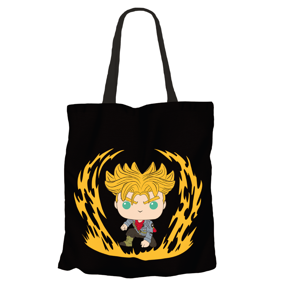 Super Saiyan Black Tote Bags by Funko | Milktee Custom