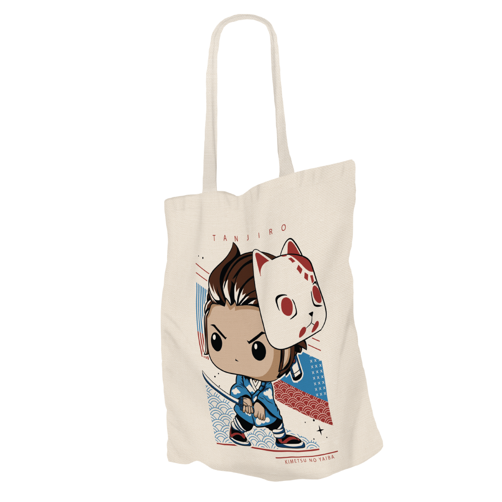 Tanjiro Kamado Tote Bags by Funko | Milktee Custom