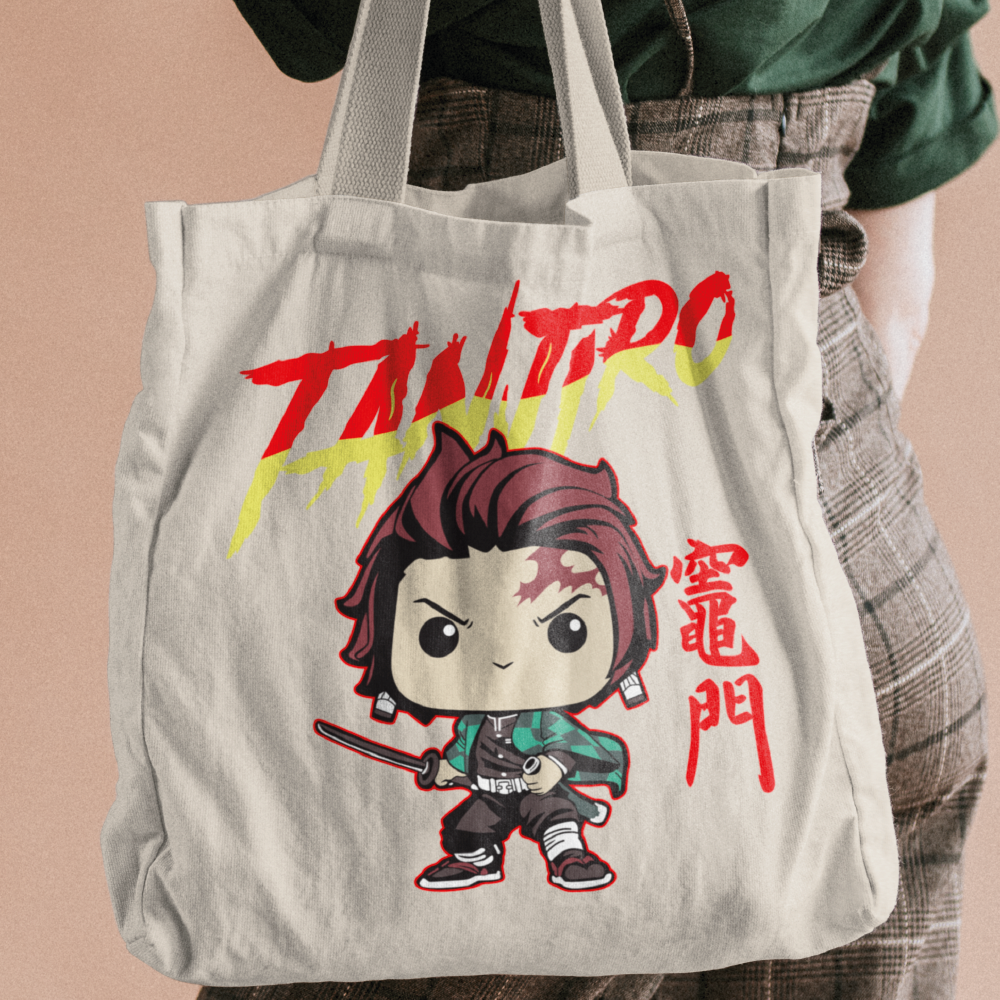 Tanjiro Kamado Tote Bags by Funko | Milktee Custom