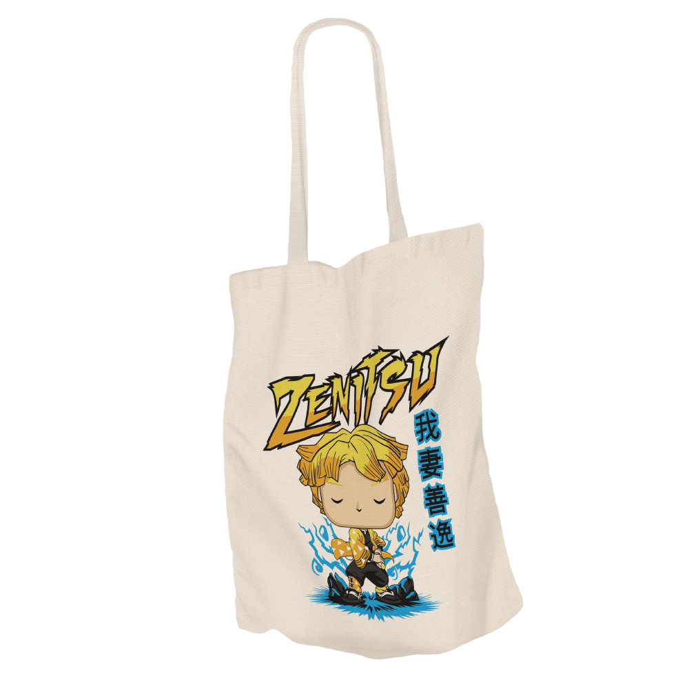 Zenitsu Agatsuma Tote Bags by Funko | Milktee Custom